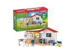 Spielwelt SCHLEICH "FARM WORLD, Tierarzt-Praxis mit Haustieren (42502)", bunt, Spielfigurenwelten, Kinder, Kunststoff, Spielwelt, Made in Europe