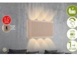 BRILONER LEUCHTEN LED Wandleuchte "FADE", beige, 1, H: 4,5cm, 1 Stk., Leuchten, 17,5x9x4,5 cm, Wohnzimmer, Flur, Schlafzimmer, LED Wandleuchte
