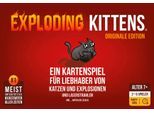 Spiel ASMODEE "Exploding Kitten", rot (bunt), Spiele, Kinder, Spiel