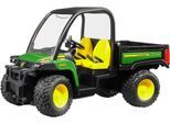 Spielzeug-Auto BRUDER "John Deere Gator 855D ohne Fahrer (02491)", grün (grün, schwarz), Spielzeugfahrzeuge, KinderB:11,3cm H:14cm T:22,6cm, Kunststoff, Spielzeug-Auto, Made in Europe, B:11,3cm H:14cm T:22,6cm