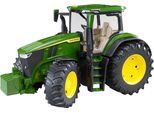 Spielzeug-Traktor BRUDER "John Deere 7R350 (03150)", grün, Spielzeugfahrzeuge, KinderB:17,5cm H:20,5cm T:36cm, Kunststoff, Spielzeug-Traktor, Made in Europe, B:17,5cm H:20,5cm T:36cm