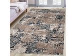 Teppich OTTO HOME "Janory, Marmor-Optik" Gr. 4, braun, B:160cm H:9mm L:230cm, Kunstfaser, Teppiche, Teppich, mit besonders weichem Flor, Kurzflor, modernes Design