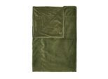 Überwurf ESSENZA "Furry", grün (moss), B:150cm L:200cm, Obermaterial: 100% Polyester PES., Wohndecken, Überwurf