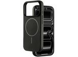 Smartphone-Hülle HAMA "Handyhülle für Apple iPhone 17 Pro Max 18 Pro Max mit Magnetring", schwarz, Hüllen, Smartphones, Thermoplastische Polyurethane (TPU), Smartphone-Hülle, Magnetisch, Kratzschutz, bezogene Seitentasten, präzise Aussparung