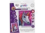 Kreativset CRAFT BUDDY "Crystal Art, Einhorn", bunt, Kreativsets, KinderB:21cm H:25cm, Kunststoff, Kreativset, mit Rahmen, B:21cm H:25cm