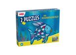 Puzzle HABA "Der Regenbogenfisch", bunt, Puzzles, Kinder, Motiv, Puzzle