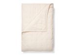 Tagesdecke ESSENZA "Ruth", beige (cream), B:220cm L:265cm, Obermaterial: 70% Polyester Pol. recyc.. 30% Polyester PES., Tagesdecken, Tagesdecke