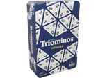 Spiel GOLIATH "Triominos Tour Edition", blau (bunt), Spiele, Kinder, Spiel