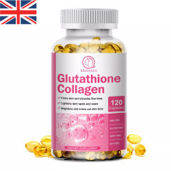 Glutation Kollagen Kapsler 120 stk – Hudbleking, Antioksidant, Anti-aldring