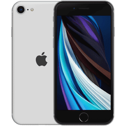 Apple iPhone SE (2020) White 64 GB Luokka B Uusi vara-akku (Refurbished)