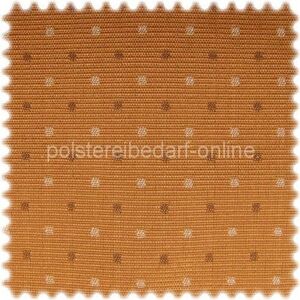 Heiro ***Auslaufware*** Möbelstoff Dortmund Apricot Punktmuster mit Teflon Fleckschut