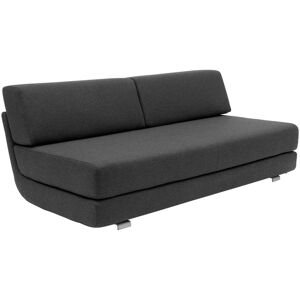 Softline - Lounge 3-er Schlafsofa, Filz Melange anthrazit (610)