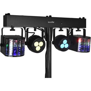 EuroLite KLS-120 FX LED Lichtanlage, 2x LED Spot / 2x LED Derby