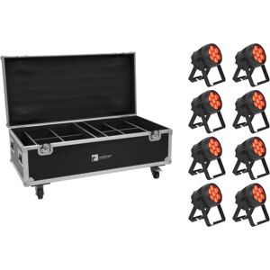 EuroLite Akku IP PAR 7 QCL CRMX MK2 Outdoor 8er Set