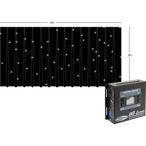 Showtec Star Dream LED Vorhang, 6x3m, 144x5mm LED weiß