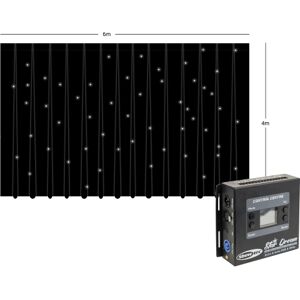 Showtec Star Dream LED Vorhang, 6x4m, 192x5mm LED weiß