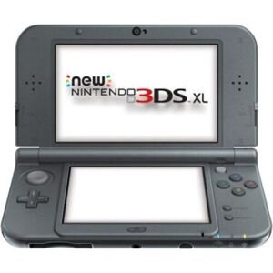 Nintendo New 3DS XL inkl. Spiel schwarz New Super Mario Bros 2 (DE Version)