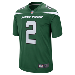 Nike NFL New York Jets (Zach Wilson) American Football-Spieltrikot für Herren - Grün L Male Grün
