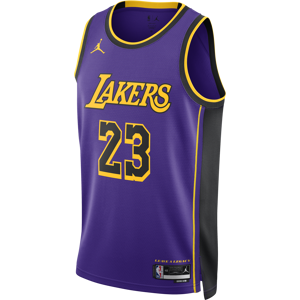 Los Angeles Lakers Statement Edition Jordan Dri-FIT NBA Swingman Trikot für Herren - Lila XXL Male Lila