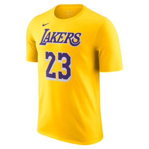 Los Angeles LakersNike NBA-T-Shirt für Herren - Gelb S Male Gelb