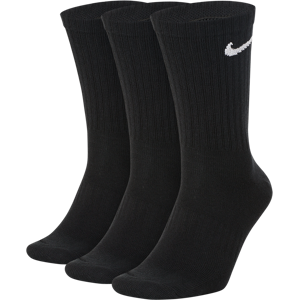 Nike Everyday Lightweight Crew-Trainingssocken (3 Paar) - Schwarz 46-50 Unisex Schwarz