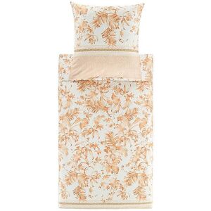BASSETTI Satin Bettwäsche IBISCUS 70x90cm/140x200cm Creme/Koral BASSETTI Unisex beige EG