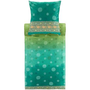 BASSETTI Satin Bettwäsche PALLAVICINO 70x90cm/140x200cm Gruen BASSETTI Unisex grün EG