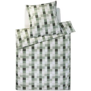JOOP Satin Bettwäsche MESH 2x 70x90cm/2000x200cm Sage JOOP Unisex hellgrün EG