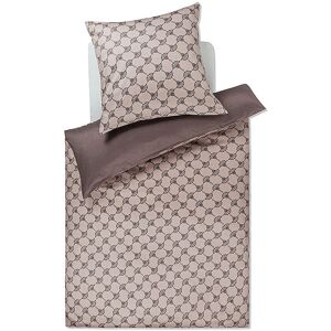 JOOP Satin Bettwäsche 70x90cm/140x200cm CORNFLOWER DOUBLE Grau JOOP Unisex grau EG