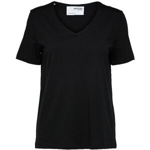 SELECTED FEMME T-Shirt SLFESSENTIAL SELECTED FEMME Damen schwarz XL