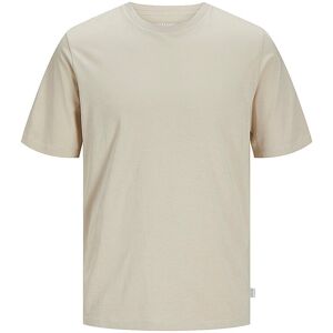 JACK & JONES T-Shirt JJEORGANIC JACK & JONES Herren creme XXL