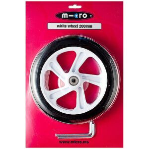 Neu MICRO 200mm Rolle für Micro Scooter White weiss EG Unisex