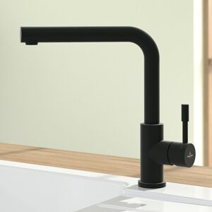 Villeroy & Boch Steel Shower Window Küchenarmatur, aus Edelstahl, Küchenarmaturen, schwarz matt - H: 30,7 Ausladung 23,2 cm - schwarz matt