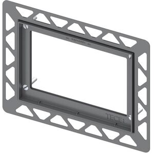 TECE TECEloop & TECEsquare flächenbündiger WC-Einbaurahmen 9240649, Montagezubehör, schwarz - (B/H) 29 x 22 cm - schwarz