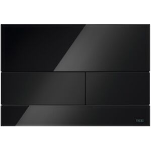 TECEsquare WC-Betätigungsplatte aus Glas TECE 9240800, Montagezubehör, schwarz - B: 22 H: 15 T: 1,1 cm - schwarz