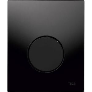 TECE TECEloop Urinal-Betätigungsplatte Glas mit Kartusche 9242650, Montagezubehör, schwarz - B: 10,4 H: 12,4 T: 1,1 cm - schwarz