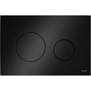 TECEloop WC-Betätigungsplatte für Zweimengentechnik TECE 9240920, Montagezubehör, schwarz - B: 22 T: 0,5 H: 15 cm - schwarz