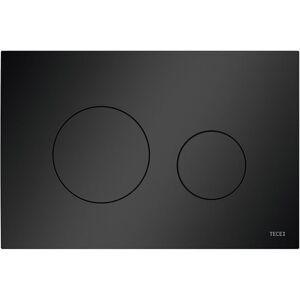 TECEloop WC-Betätigungsplatte für Zweimengentechnik TECE 9240920, Montagezubehör, schwarz matt - B: 22 T: 0,5 H: 15 cm - schwarz matt