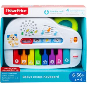 Mattel GmbH Fisher-Price Babys erstes Keyboard, Lernspielzeug, Baby Musik-Instrument