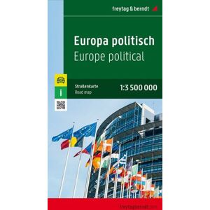 Freytag-Berndt und ARTARIA Europa politisch 1 : 3 500 000. Autokarte