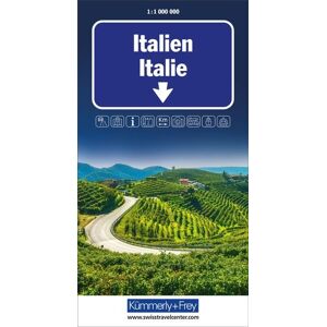 Kümmerly+Frey Strassenkarte Italien 1:1 Mio.