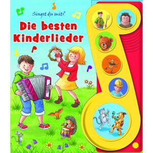 Phoenix International Publications Die besten Kinderlieder - Liederbuch mit Sound -Pappbilderbuch mit 6 Melodien für Kinder ab 3 Jahren
