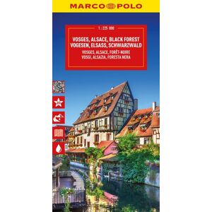 MairDuMont MARCO POLO Reisekarte Vogesen, Elsass, Schwarzwald 1:225.000