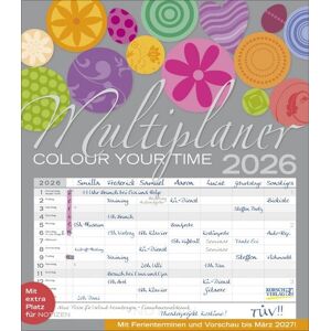 Korsch Verlag Multiplaner - Colour your time 2026