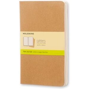 Moleskine Cahier, 3er Set, Large/A5, Blanko