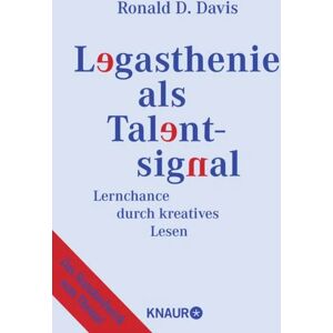 Knaur Taschenbuch Legasthenie als Talentsignal