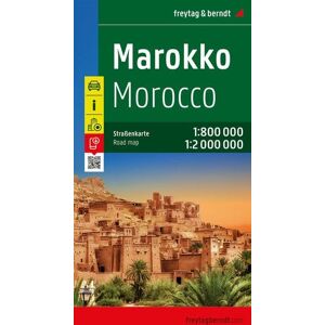 Freytag-Berndt und ARTARIA Marokko 1 : 800 000 / 1 : 2 000 000. Autokarte