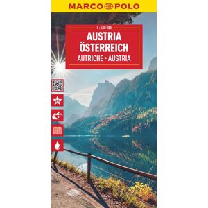 MairDuMont MARCO POLO Reisekarte Österreich 1:400.000