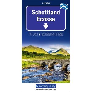 Kümmerly+Frey Regional-Strassenkarte Schottland 1:275.000