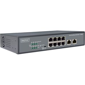 Digitus 8-Port Fast Etherent PoE-Switch + 2 Uplinks